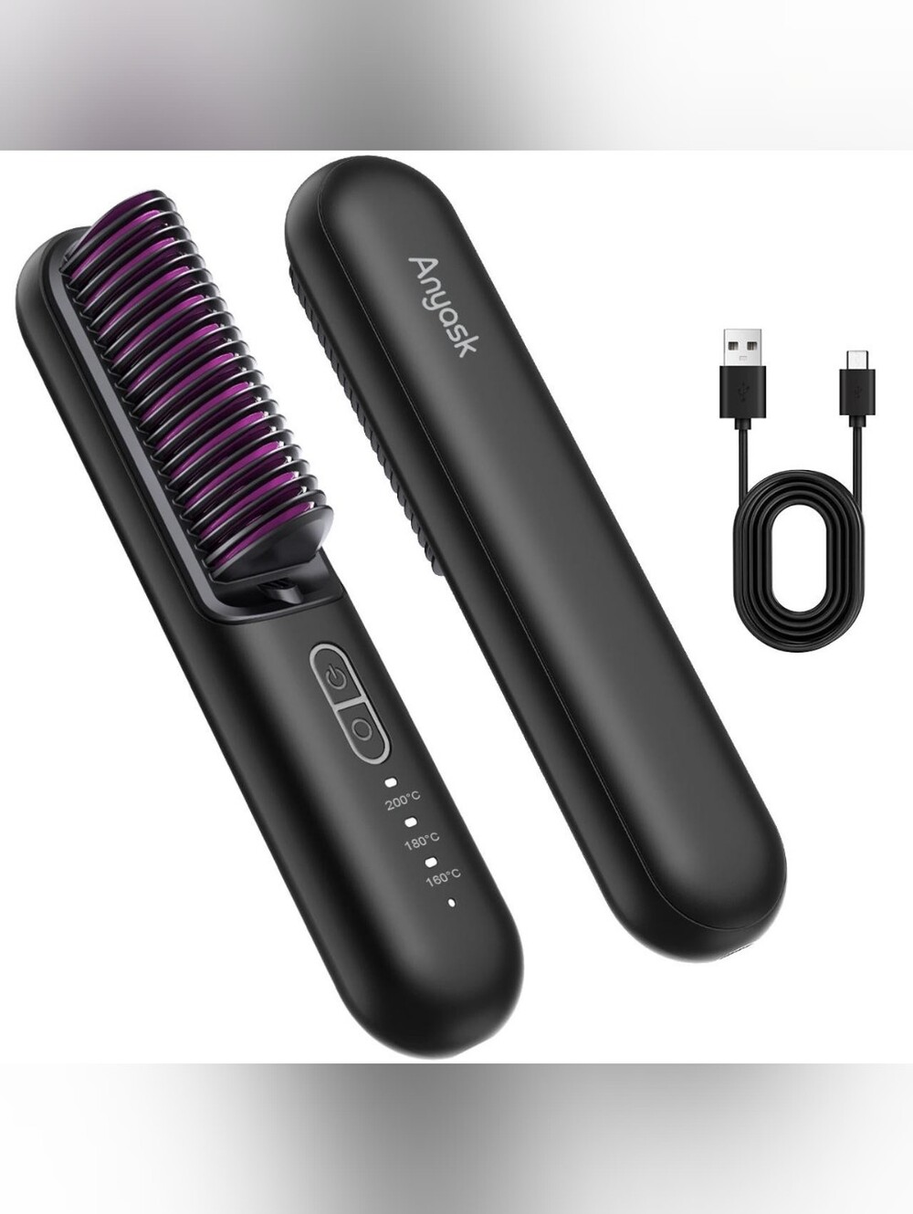 ANYASK PORTABLE HAIR STRAIGHTNER